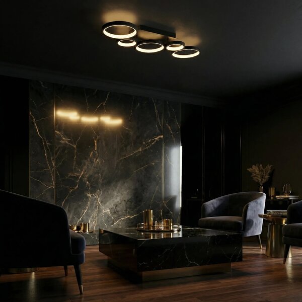 Φωτιστικό οροφής LED APP1913-C Black