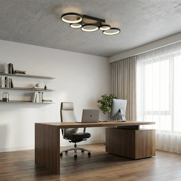 Φωτιστικό οροφής LED APP1913-C Black