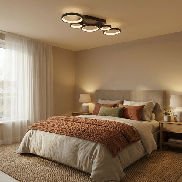 Φωτιστικό οροφής LED APP1913-C Black