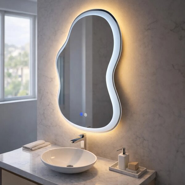 ΕΠΙΤΟΙΧΙΟΣ ΚΑΘΡΕΦΤΗΣ LED LED UNO DOUBLE 80x55 cm