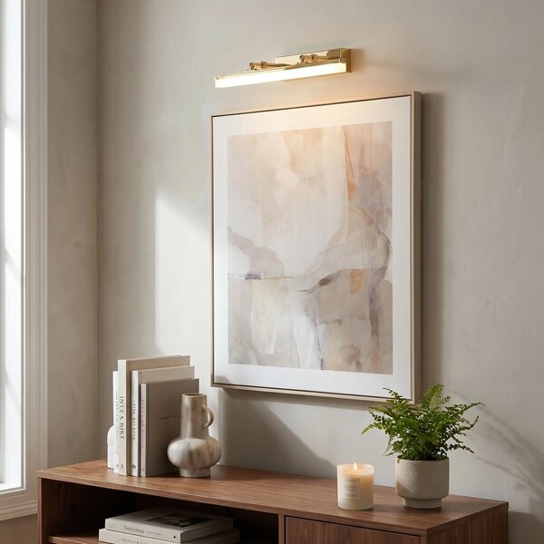 Επιτοίχο φωτιστικό μπάνιου LED APP1872 40 CM GOLD