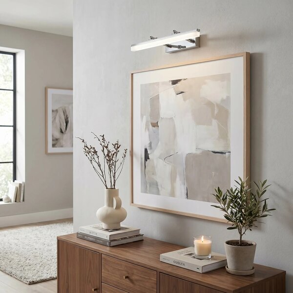 Επιτοίχο φωτιστικό μπάνιου LED APP1869-1W 40cm CHROME