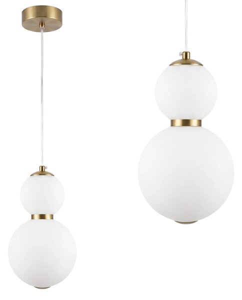 Κρεμαστό φωτιστικό οροφής LED LHJ112-2CP ματ χρυσό