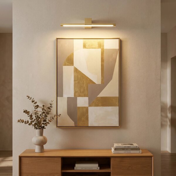Επιτοίχο φωτιστικό μπάνιου LED SWE043-1W 40cm GOLD