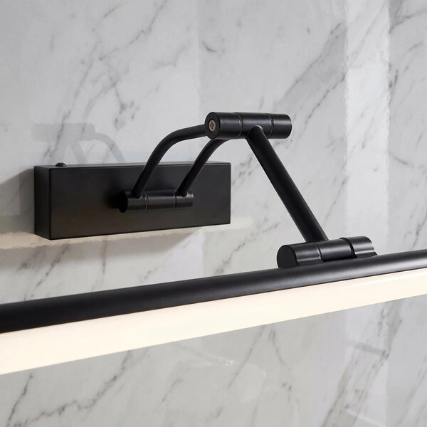 Επιτοίχο φωτιστικό μπάνιου LED SWE027-1W 80cm Black