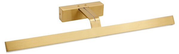Επιτοίχο φωτιστικό μπάνιου LED SWE009-1W 73cm BRUSH GOLD