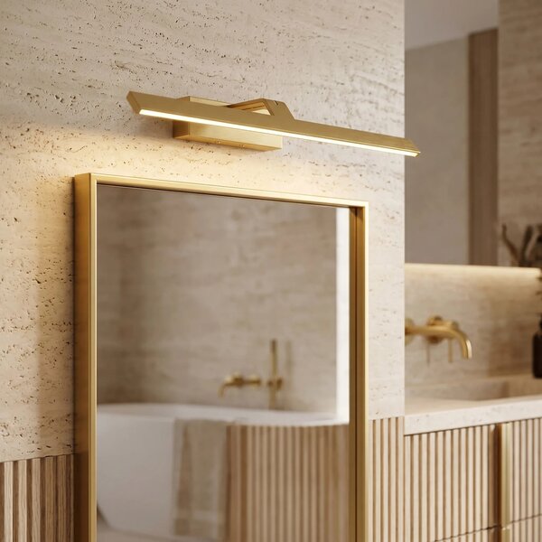 Επιτοίχο φωτιστικό μπάνιου LED SWE004-1W 43cm GOLD