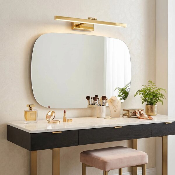 Επιτοίχο φωτιστικό μπάνιου LED APP1861-1W 60 cm GOLD