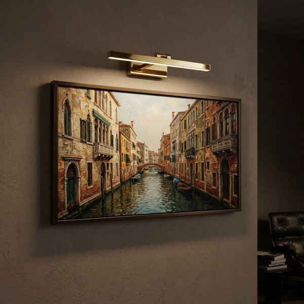 Επιτοίχο φωτιστικό μπάνιου LED APP1861-1W 60 cm GOLD