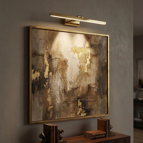 Επιτοίχο φωτιστικό μπάνιου LED APP1862-1W 80 cm GOLD