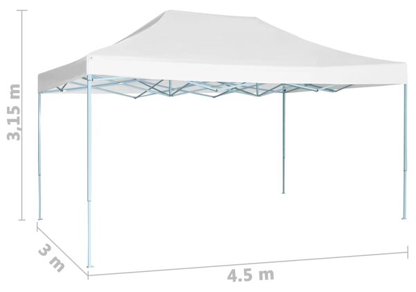 VidaXL Τέντα Εκδηλώσεων Λευκή 3 x 4,5 μ