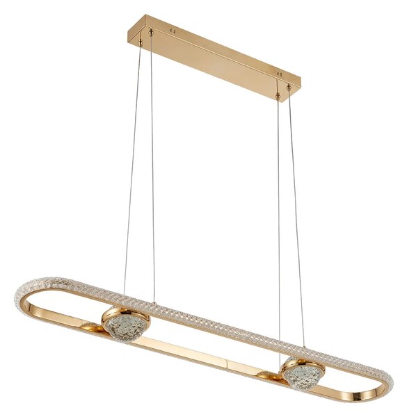 ΚΡΕΜΑΣΤΟ ΦΩΤΙΣΤΙΚΟ ΟΡΟΦΗΣ LED G159-CP GOLD
