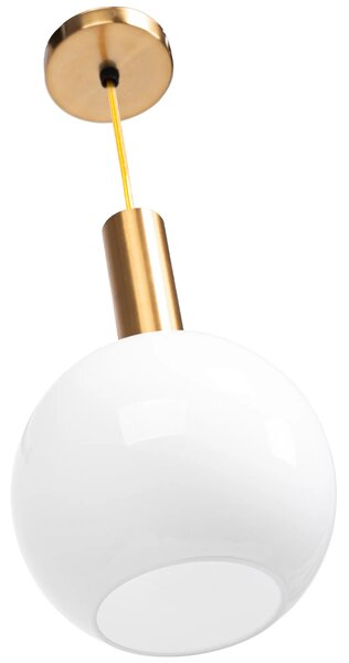 Κρεμαστό φωτιστικό Milk Glass Ball APP666-1CP Gold