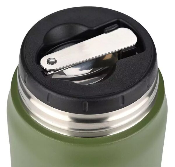 Ανοξείδωτος θερμός φαγητού Lunch Pot Save the Aegean 0.5lt Estia 19 - Dark green