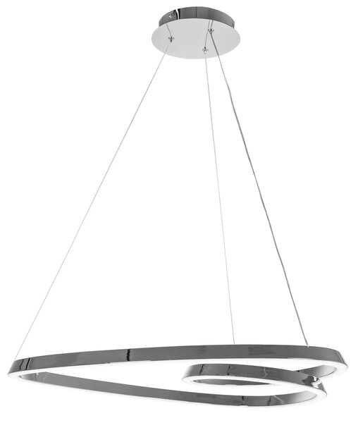 Κρεμαστό φωτιστικό οροφής LED Loop + Τηλεχειριστήριο APP798-cp Chrome