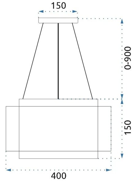 Κρεμαστό φωτιστικό APP1000-CP