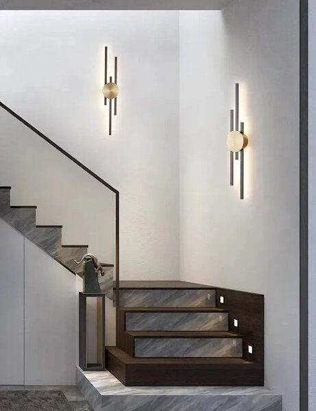 ΦΩΤΙΣΤΙΚΟ ΤΟΙΧΟΥ LED APP1437-W BLACK GOLD