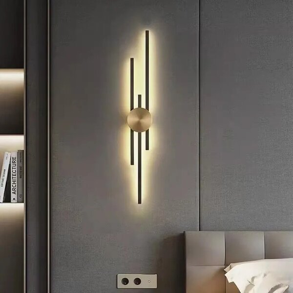 ΦΩΤΙΣΤΙΚΟ ΤΟΙΧΟΥ LED APP1437-W BLACK GOLD