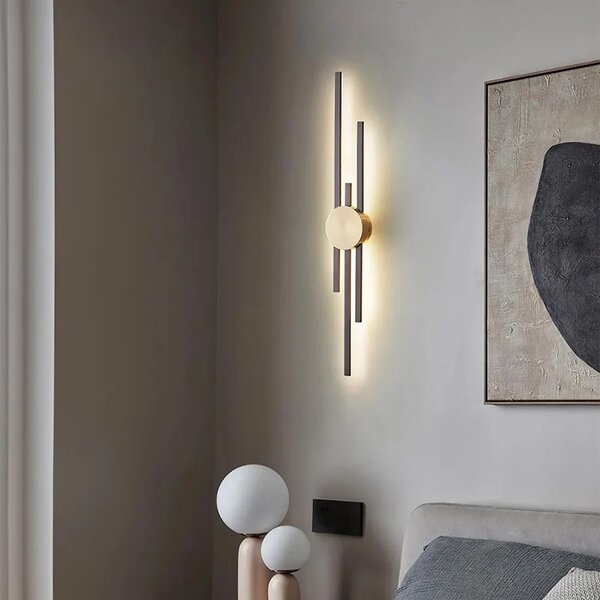 ΦΩΤΙΣΤΙΚΟ ΤΟΙΧΟΥ LED APP1437-W BLACK GOLD