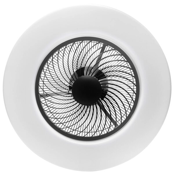 Πολυέλαιος με ανεμιστήρα Λάμπα APP1552-C BLACK ανεμιστήρας