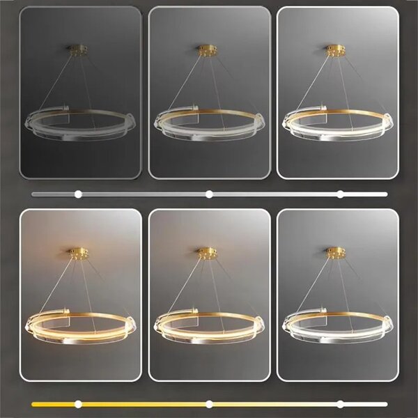 Κρεμαστό φωτιστικό LED APP1672-CP GOLD