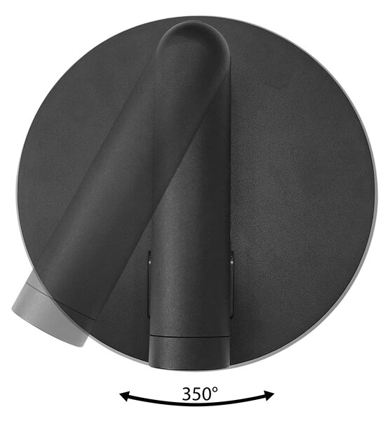 Φωτιστικό τοίχου APP1614-1W black