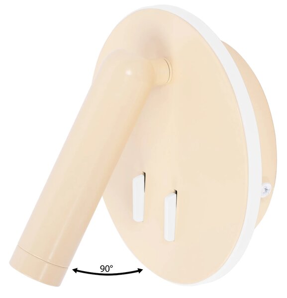 Φωτιστικό τοίχου APP1615-1W beige