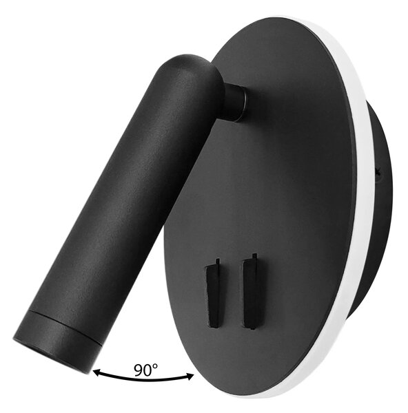 Φωτιστικό τοίχου APP1614-1W black