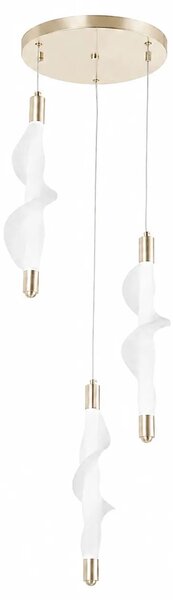 Λάμπα LED G009-3CPR WHITE/GOLD