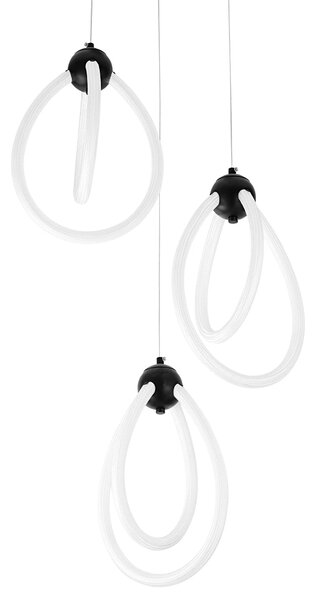 Λάμπα LED G022-3CPR Black