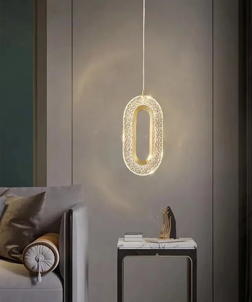 Κρυστάλλινο Κρεμαστό Φωτιστικό G113-1CP GOLD