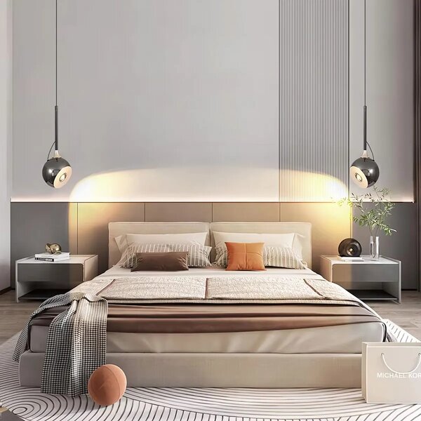 Κρεμαστό φωτιστικό LED G087-1CP BLACK CHROME