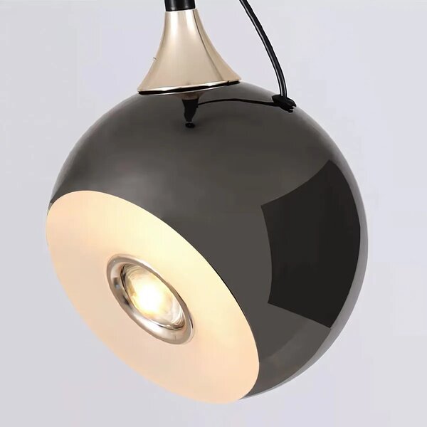 Κρεμαστό φωτιστικό LED G087-1CP BLACK CHROME