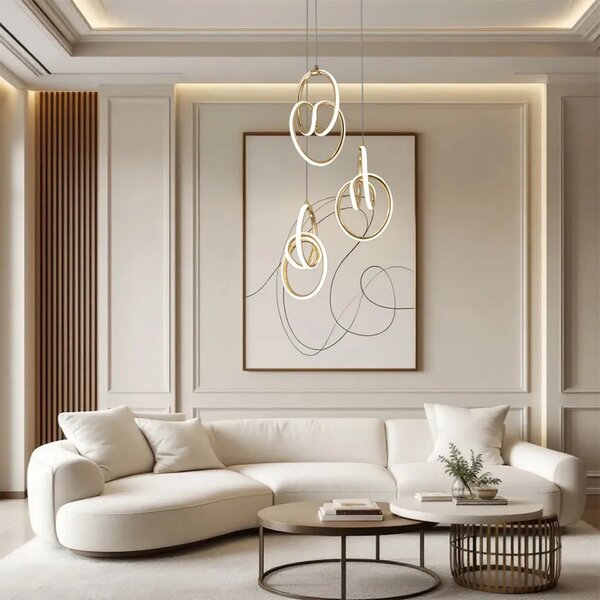 Φωτιστικό οροφής LED G082-3CPR Gold