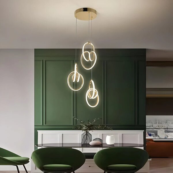 Φωτιστικό οροφής LED G082-3CPR Gold
