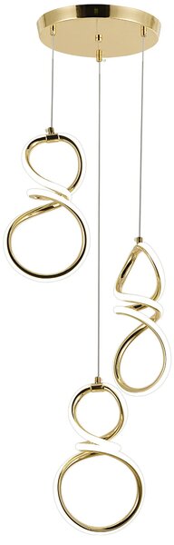 Φωτιστικό οροφής LED G073-3CPR Gold
