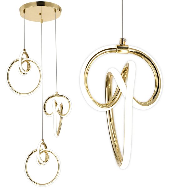 Φωτιστικό οροφής LED G072-3CPR Gold