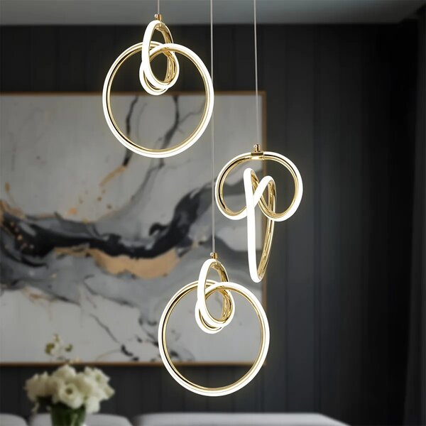 Φωτιστικό οροφής LED G072-3CPR Gold