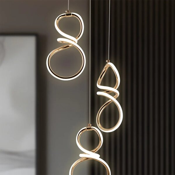 Φωτιστικό οροφής LED G073-3CPR Gold