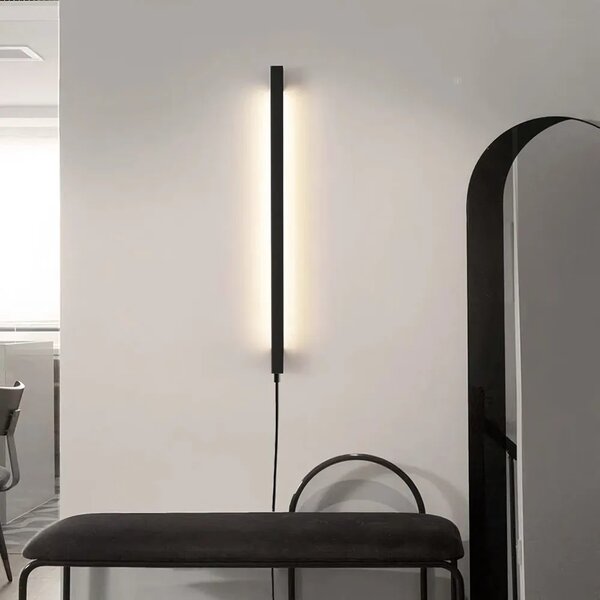 ΦΩΤΙΣΤΙΚΟ ΤΟΙΧΟΥ LED LHJ063-W 80cm BLACK