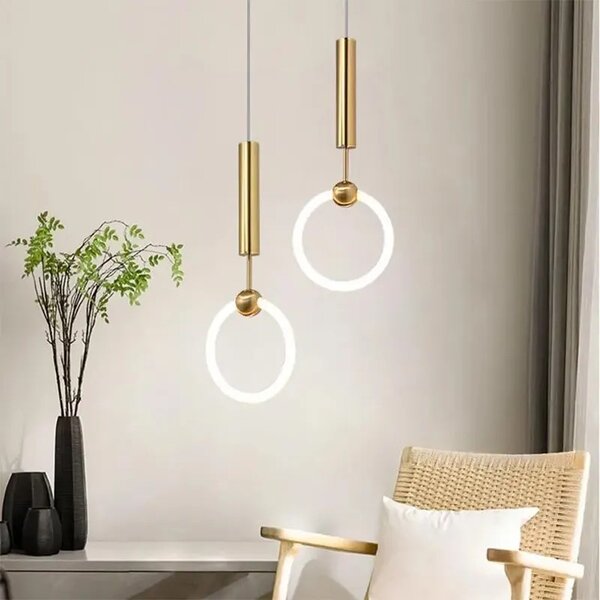 Φωτιστικό οροφής LED LHJ059-1CP Brush Gold