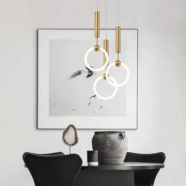 Φωτιστικό οροφής LED LHJ059-1CP Brush Gold
