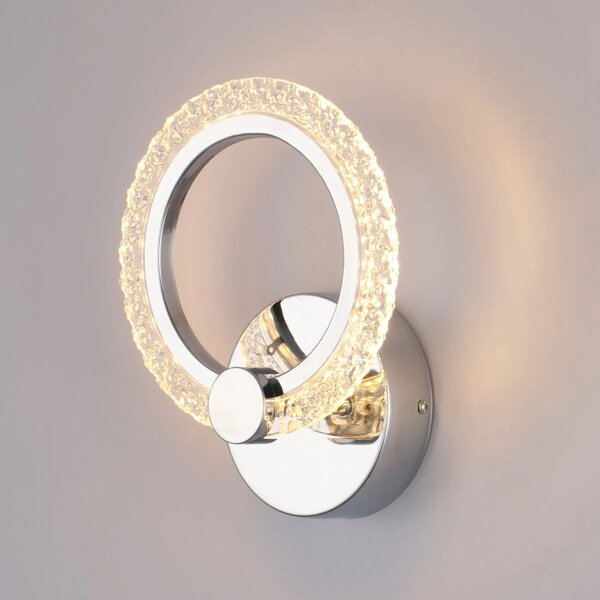 ΦΩΤΙΣΤΙΚΟ ΤΟΙΧΟΥ LED LHJ067-W CHROME