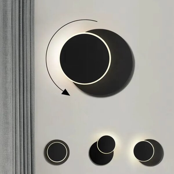 ΦΩΤΙΣΤΙΚΟ ΤΟΙΧΟΥ LED LHJ082-W BLACK