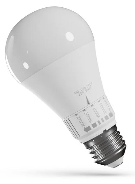 Λάμπα LED 5 αποχρώσεων φωτός GLS E27 230V 10W 5CCT