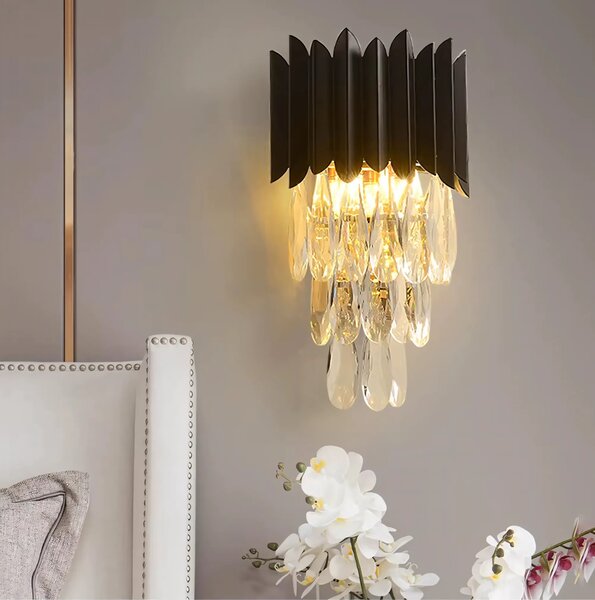 Φωτιστικό τοίχου APP1658-1W Black