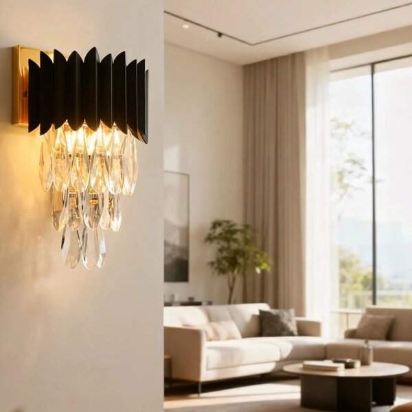 Φωτιστικό τοίχου APP1658-1W Black