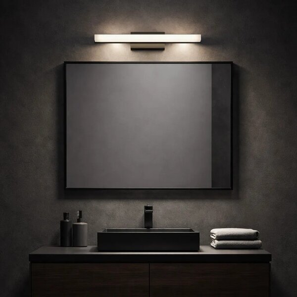 ΦΩΤΙΣΤΙΚΟ ΤΟΙΧΟΥ ΜΠΑΝΙΟΥ LED 42CM APP1854-1W BLACK
