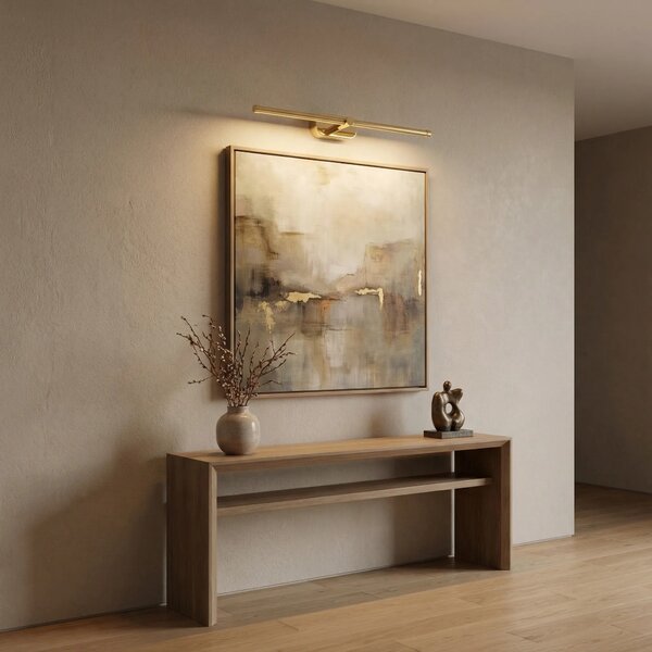 Επιτοίχο φωτιστικό μπάνιου LED APP1890-1W 60 cm GOLD