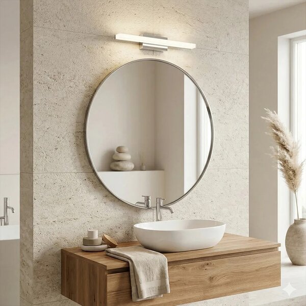 ΦΩΤΙΣΤΙΚΟ ΤΟΙΧΟΥ ΜΠΑΝΙΟΥ LED 42CM APP1845-1W CHROM